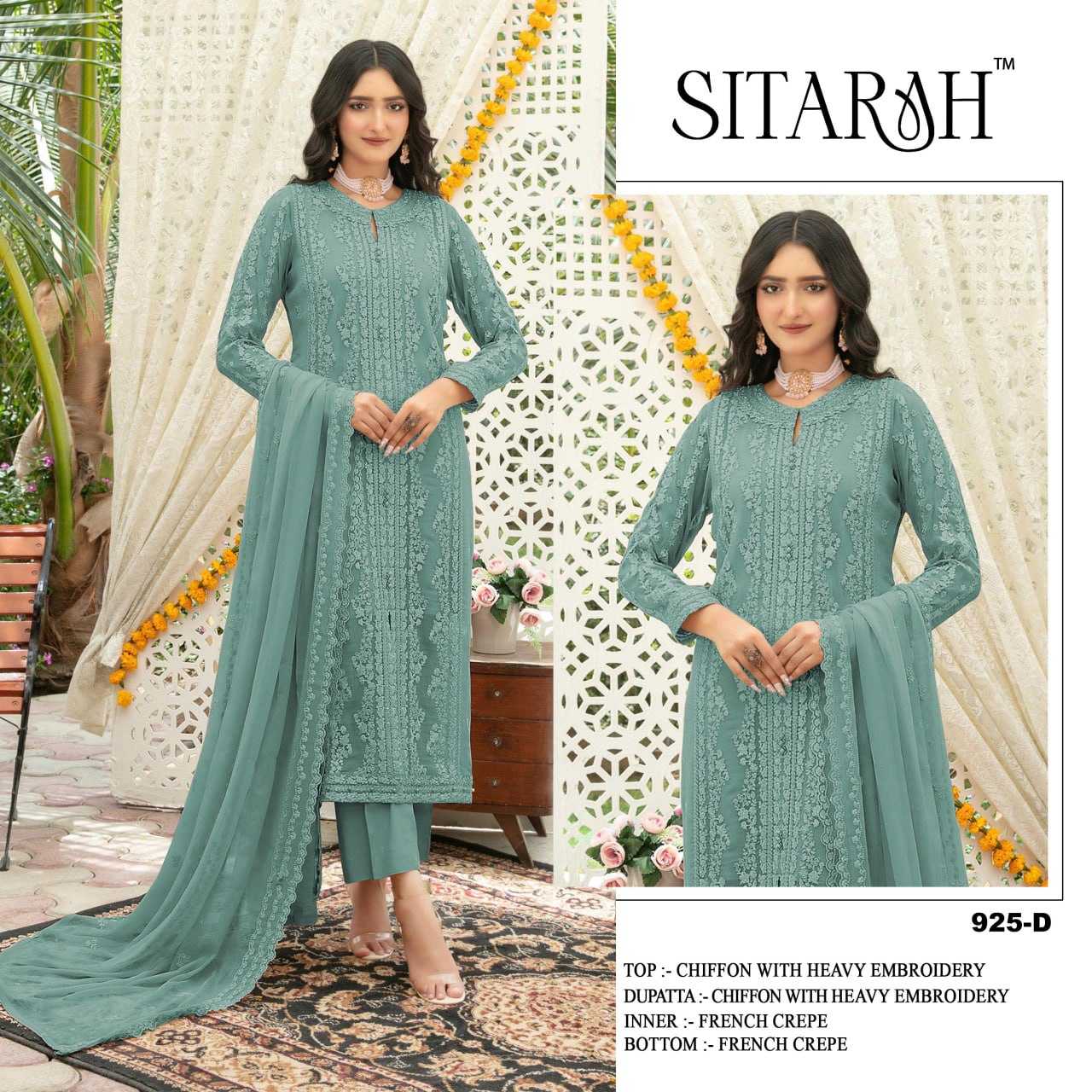 YNF Wholesale Crepe Silk Dresses  | Surat Manufacturer