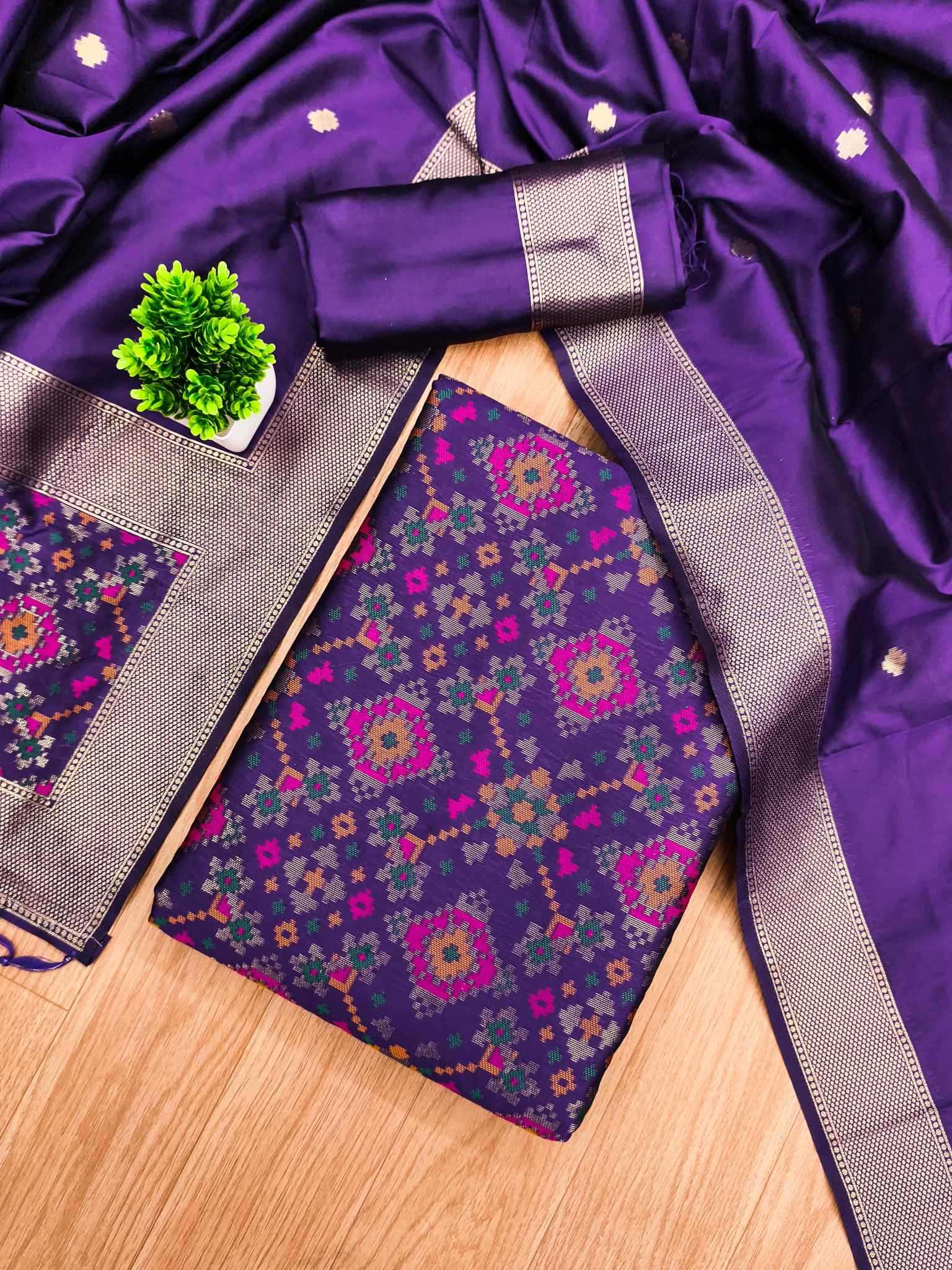 YNF Wholesale Patola Silk Ladies Silk Suit  | Surat Manufacturer