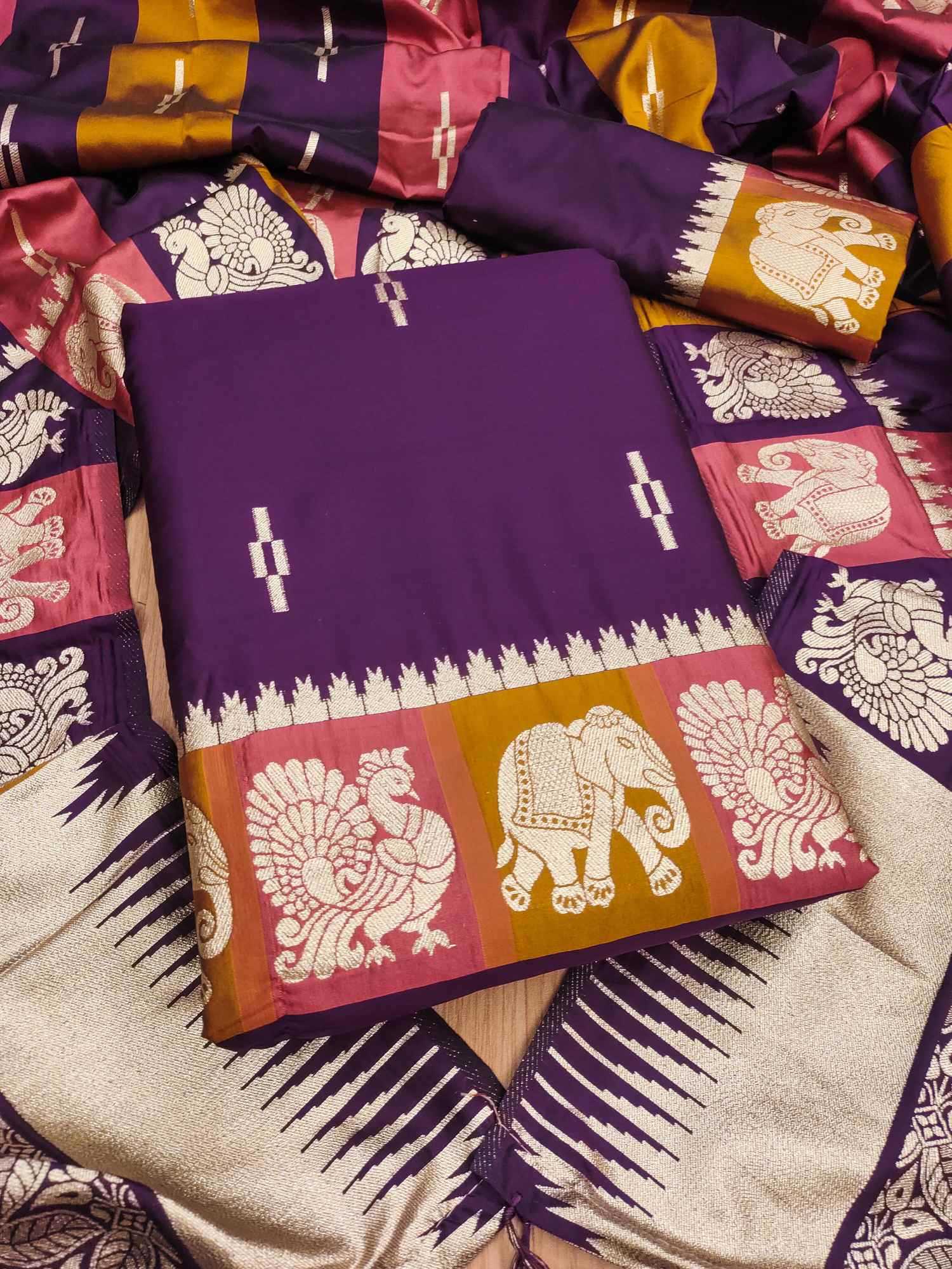 YNF Wholesale Soft Silk Embroidery Suits  | Surat Manufacturer