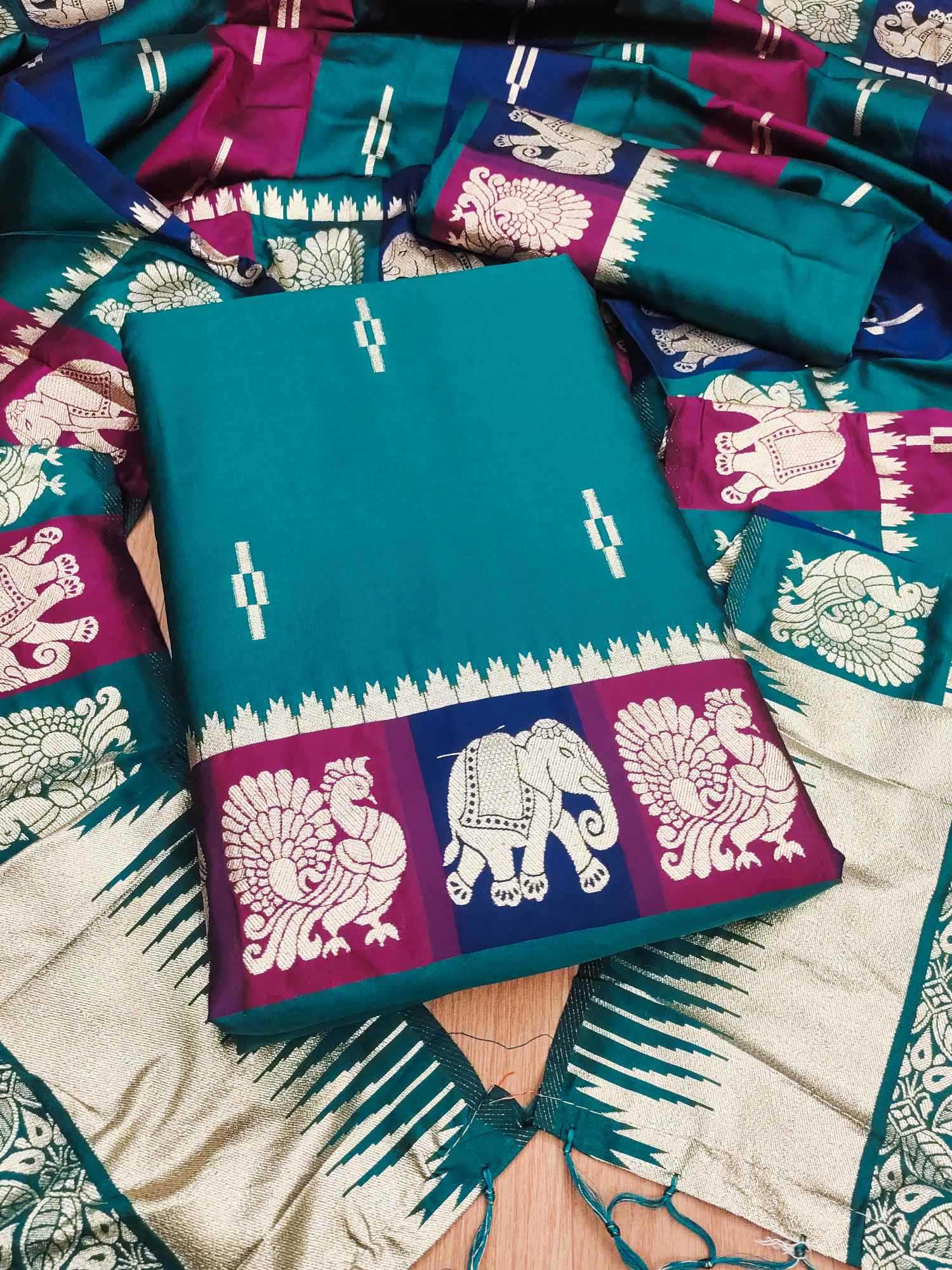 YNF Wholesale Soft Silk Embroidery Suits  | Surat Manufacturer