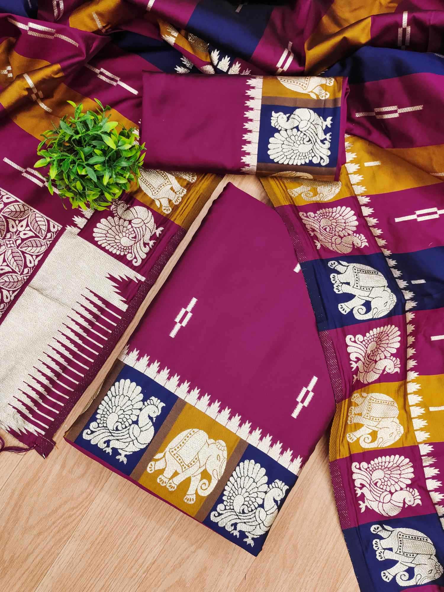 YNF Wholesale Soft Silk Embroidery Suits  | Surat Manufacturer