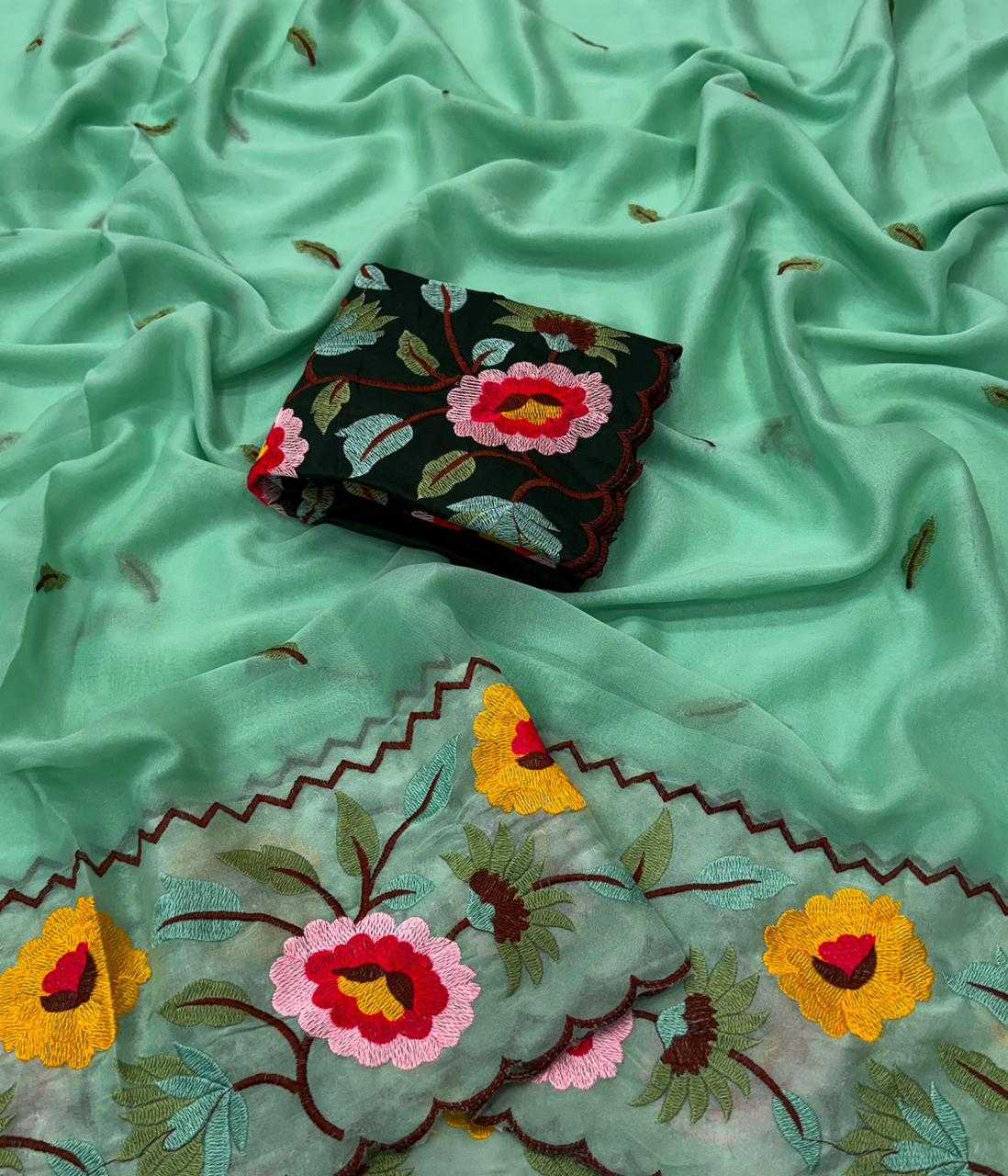 YNF Wholesale Georgette Designer Sarees  | Surat Manufacturer