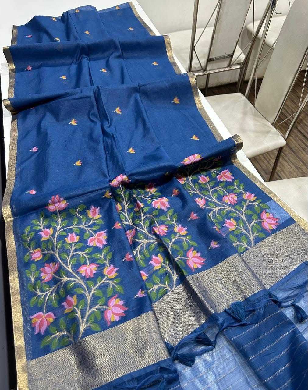 YNF Wholesale Soft Cotton Silk Chanderi Silk Sarees  | Surat Manufacturer