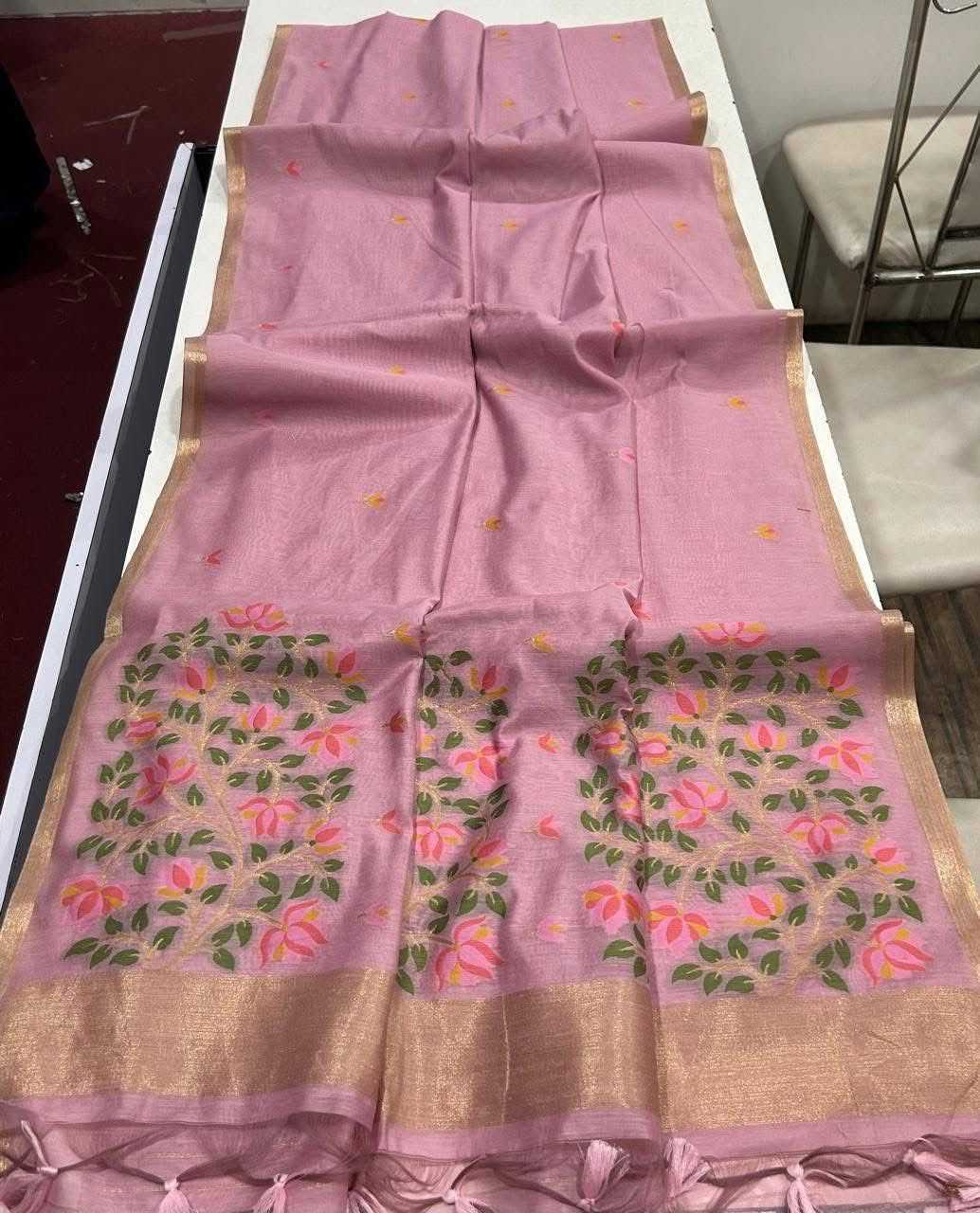 YNF Wholesale Soft Cotton Silk Chanderi Silk Sarees  | Surat Manufacturer