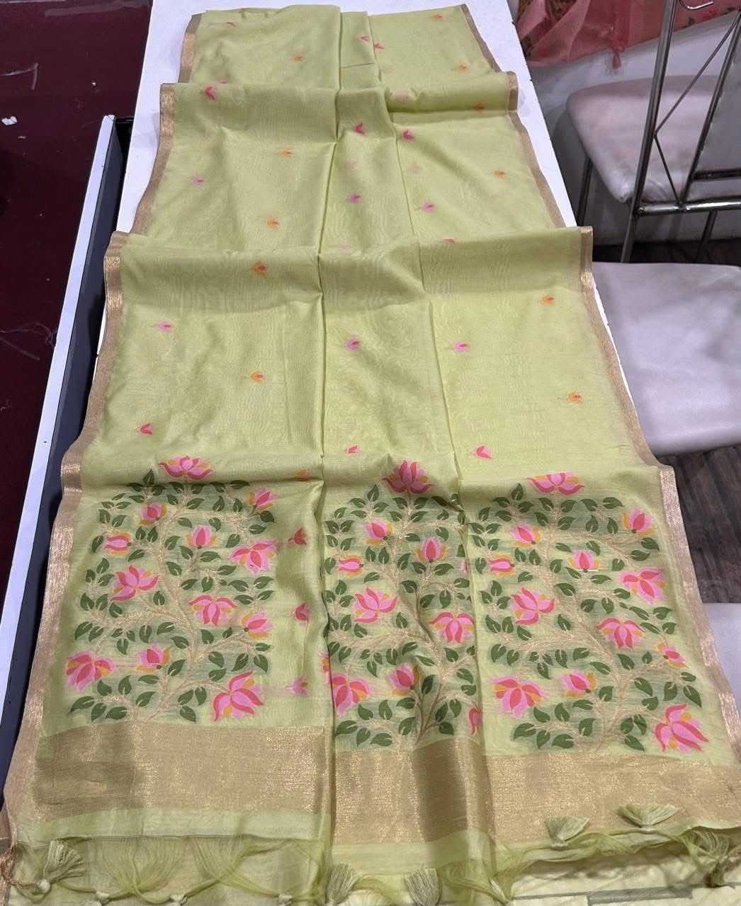 YNF Wholesale Soft Cotton Silk Chanderi Silk Sarees  | Surat Manufacturer
