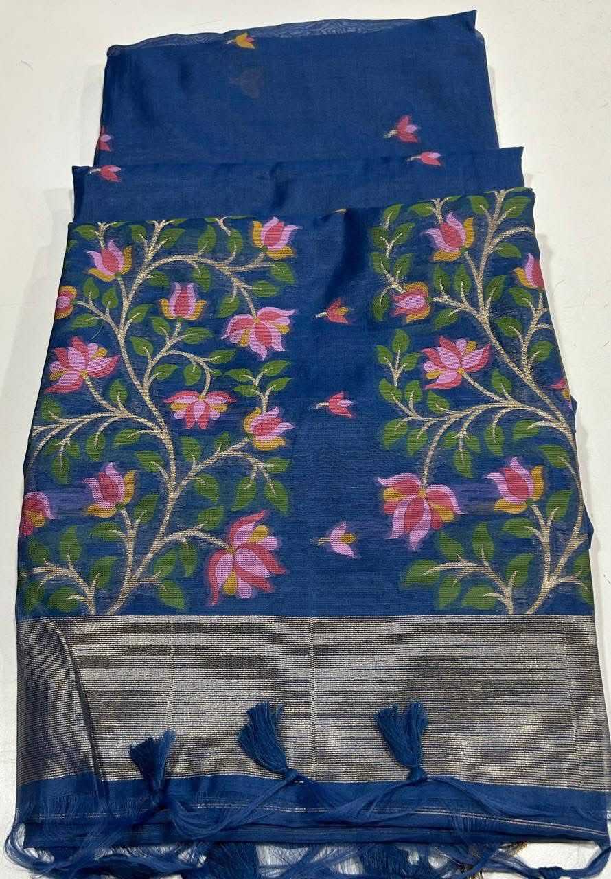 YNF Wholesale Soft Cotton Silk Chanderi Silk Sarees  | Surat Manufacturer