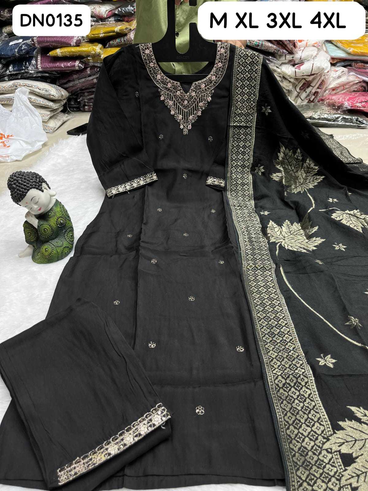 YNF Wholesale Premium Roman Silk Embroidered Kurtis  | Surat Manufacturer