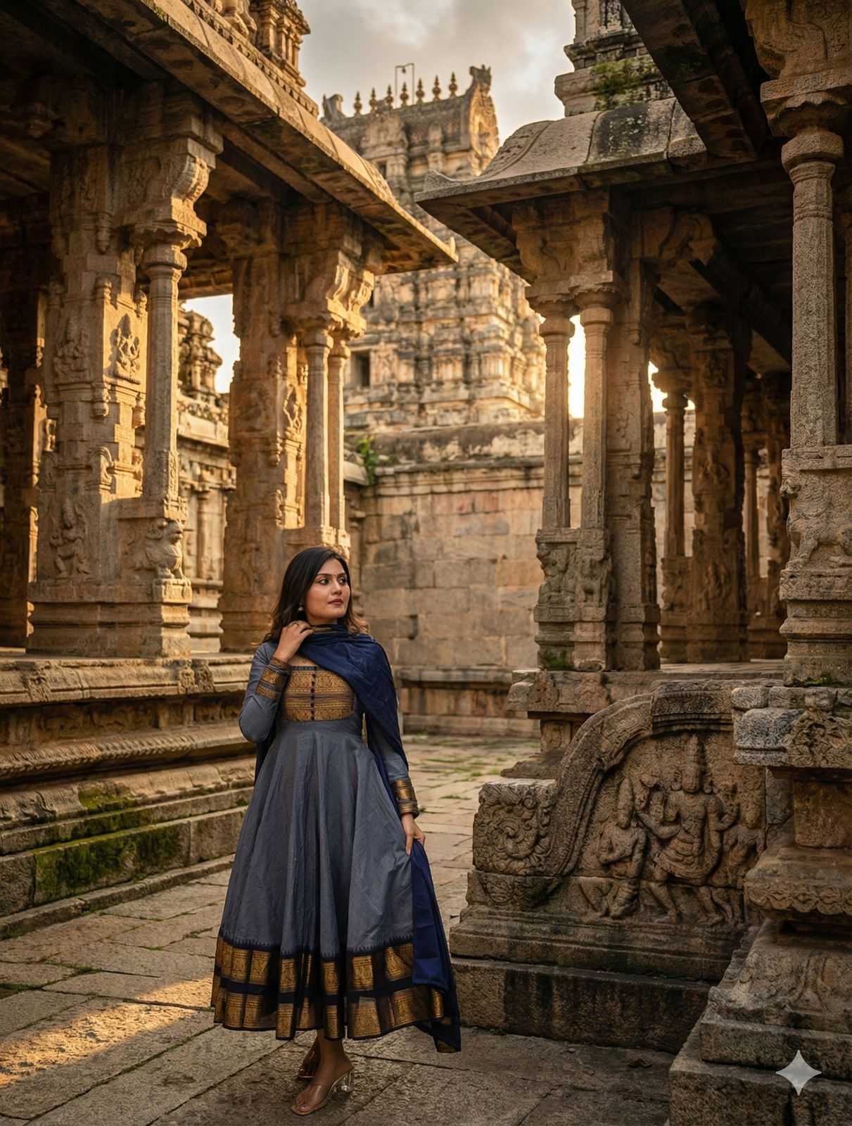 YNF Wholesale Chanderi Cotton Party Gowns  | Surat Manufacturer