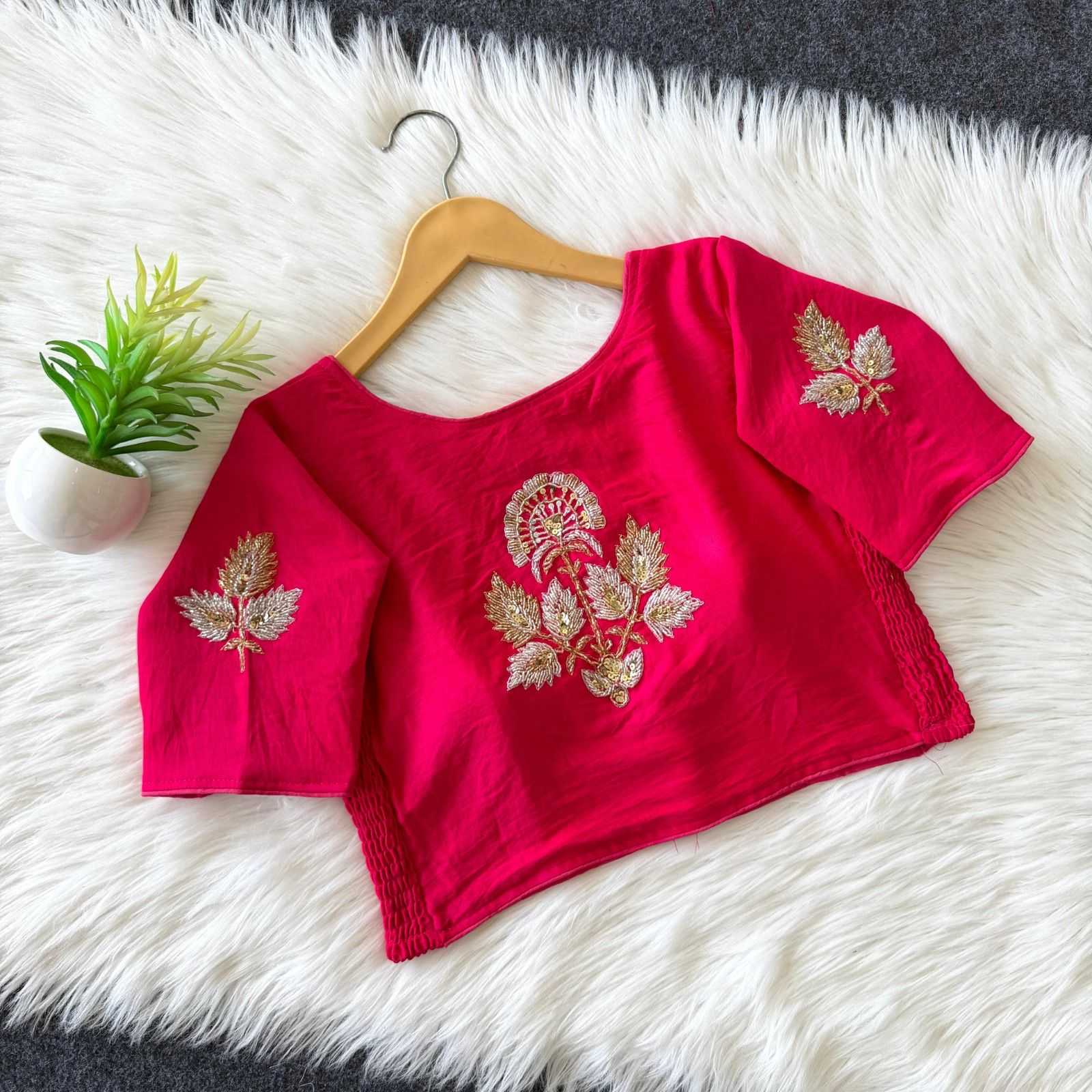 YNF Wholesale Pure Silk Blouse  | Surat Manufacturer