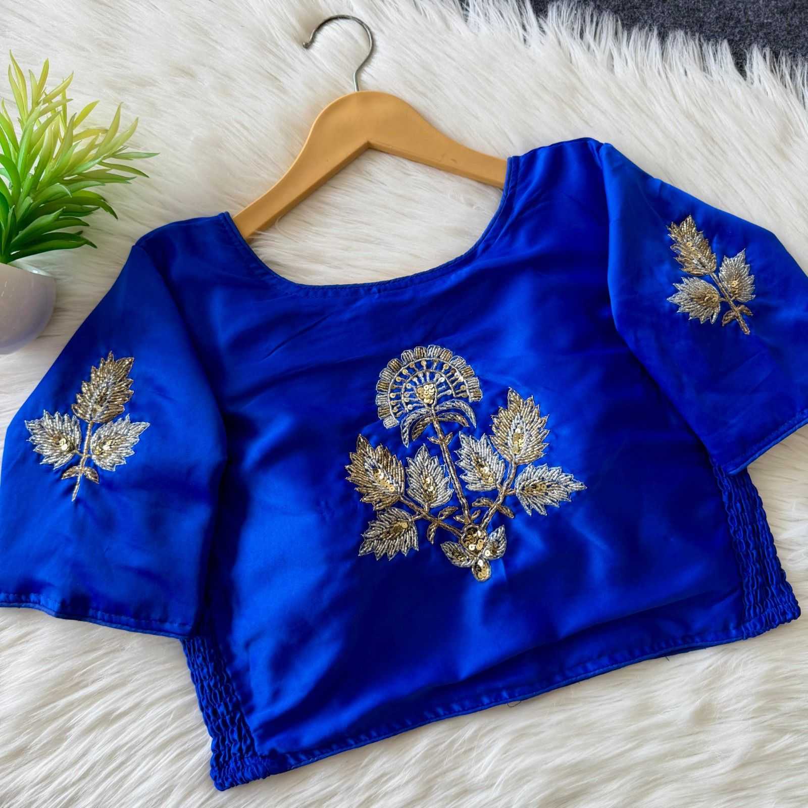 YNF Wholesale Pure Silk Blouse  | Surat Manufacturer