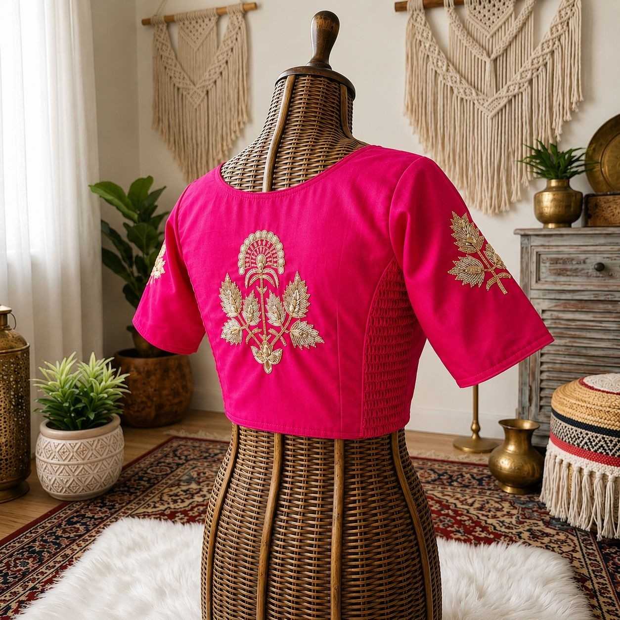 YNF Wholesale Pure Silk Blouse  | Surat Manufacturer