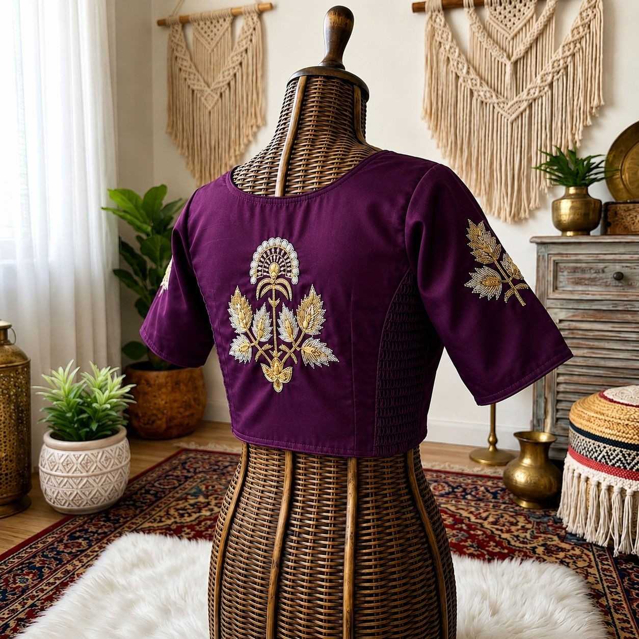 YNF Wholesale Pure Silk Blouse  | Surat Manufacturer