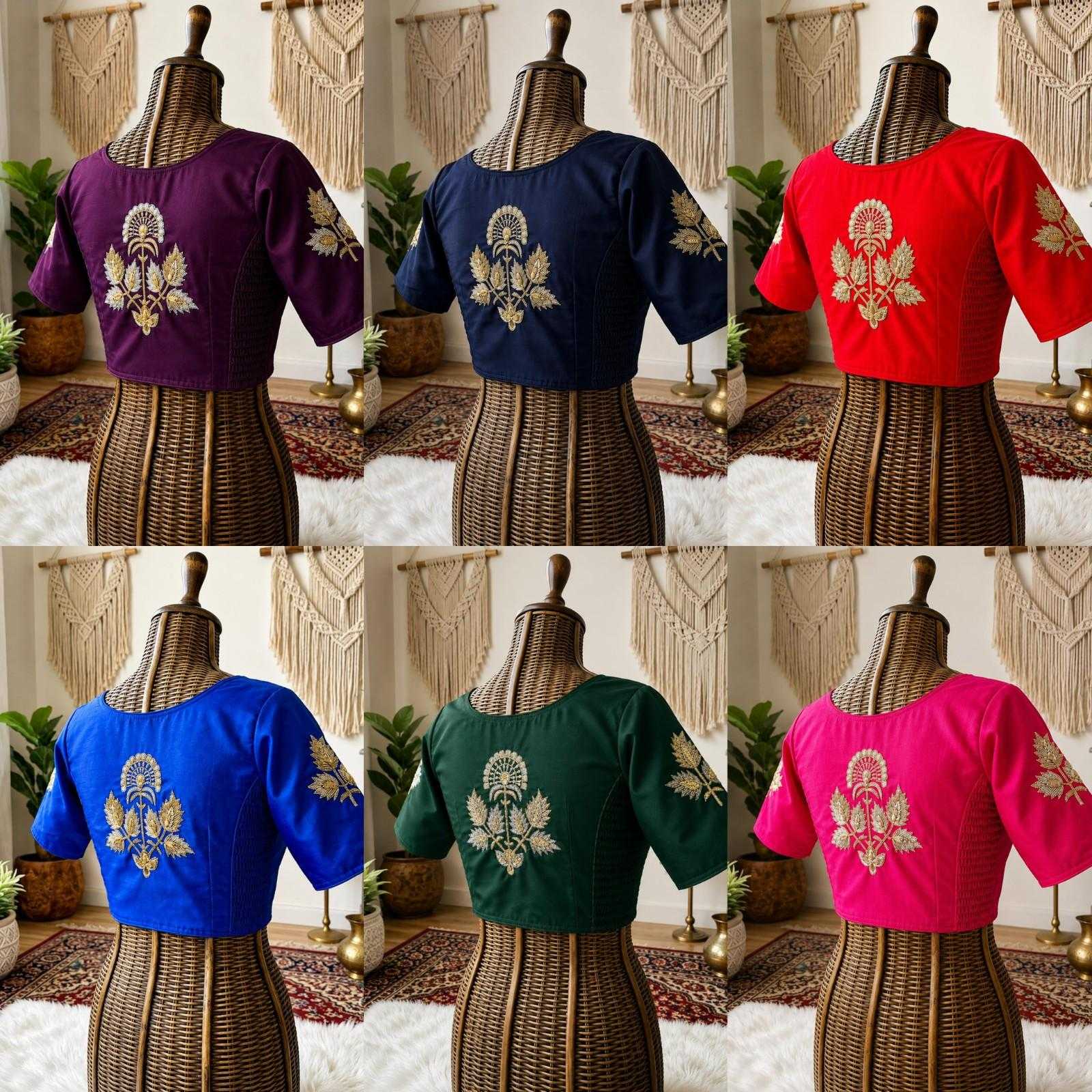 YNF Wholesale Pure Silk Blouse  | Surat Manufacturer