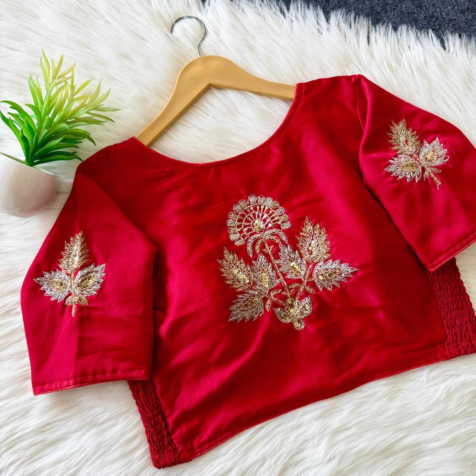 YNF Wholesale Pure Silk Blouse  | Surat Manufacturer