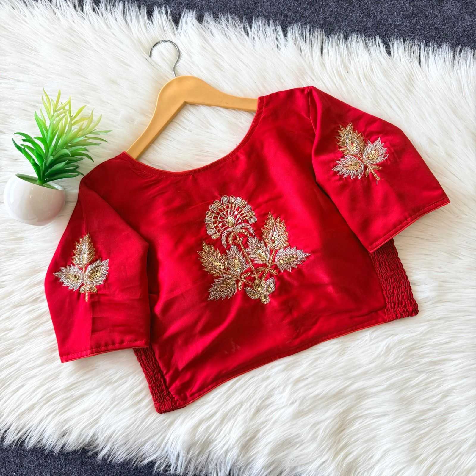 YNF Wholesale Pure Silk Blouse  | Surat Manufacturer