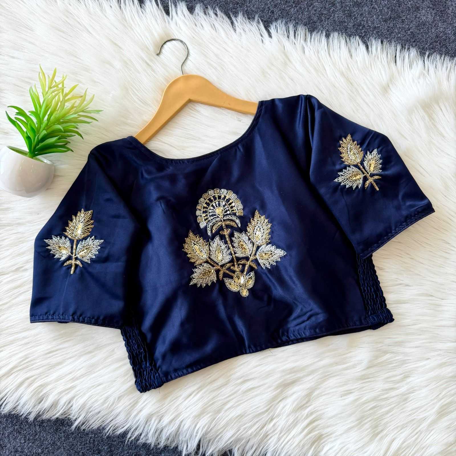 YNF Wholesale Pure Silk Blouse  | Surat Manufacturer