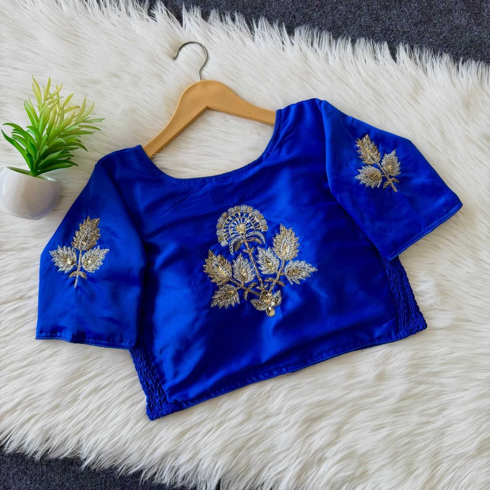 YNF Wholesale Pure Silk Blouse  | Surat Manufacturer