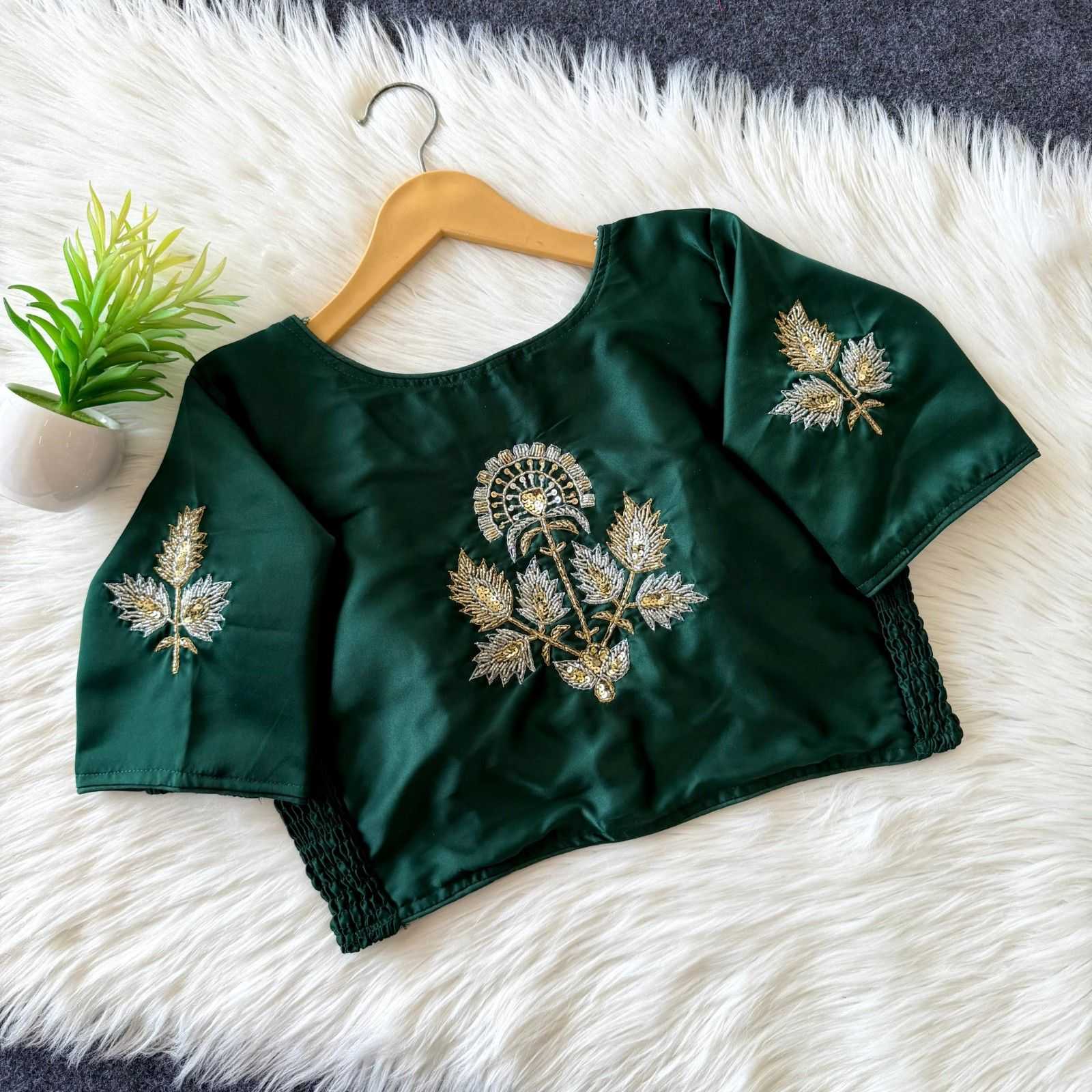 YNF Wholesale Pure Silk Blouse  | Surat Manufacturer