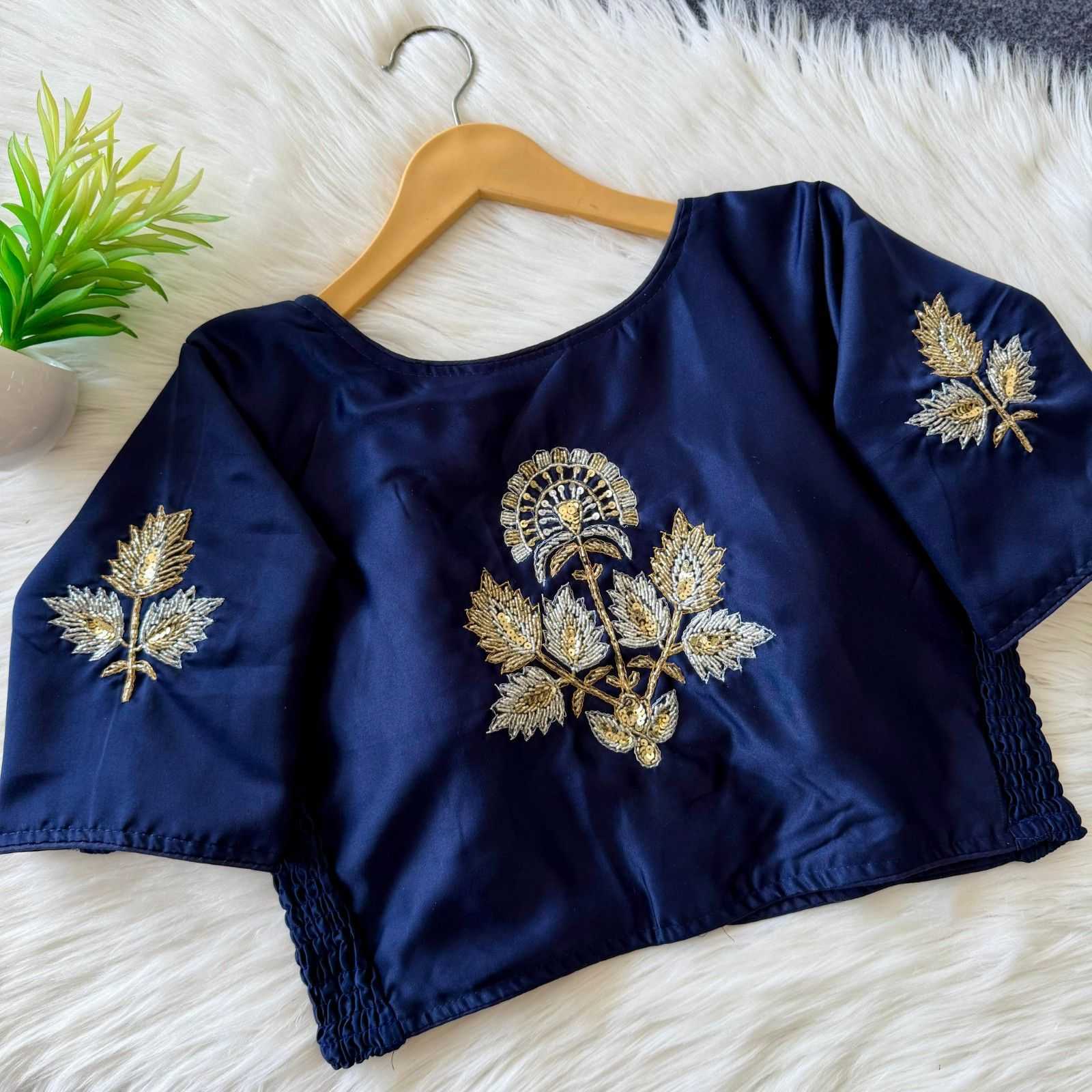 YNF Wholesale Pure Silk Blouse  | Surat Manufacturer