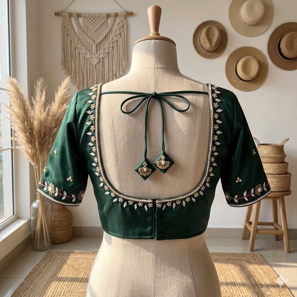 YNF Wholesale Silk Sequence Embroidery Blouse  | Surat Manufacturer