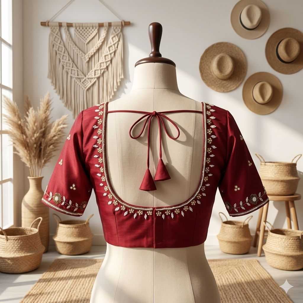 YNF Wholesale Silk Sequence Embroidery Blouse  | Surat Manufacturer