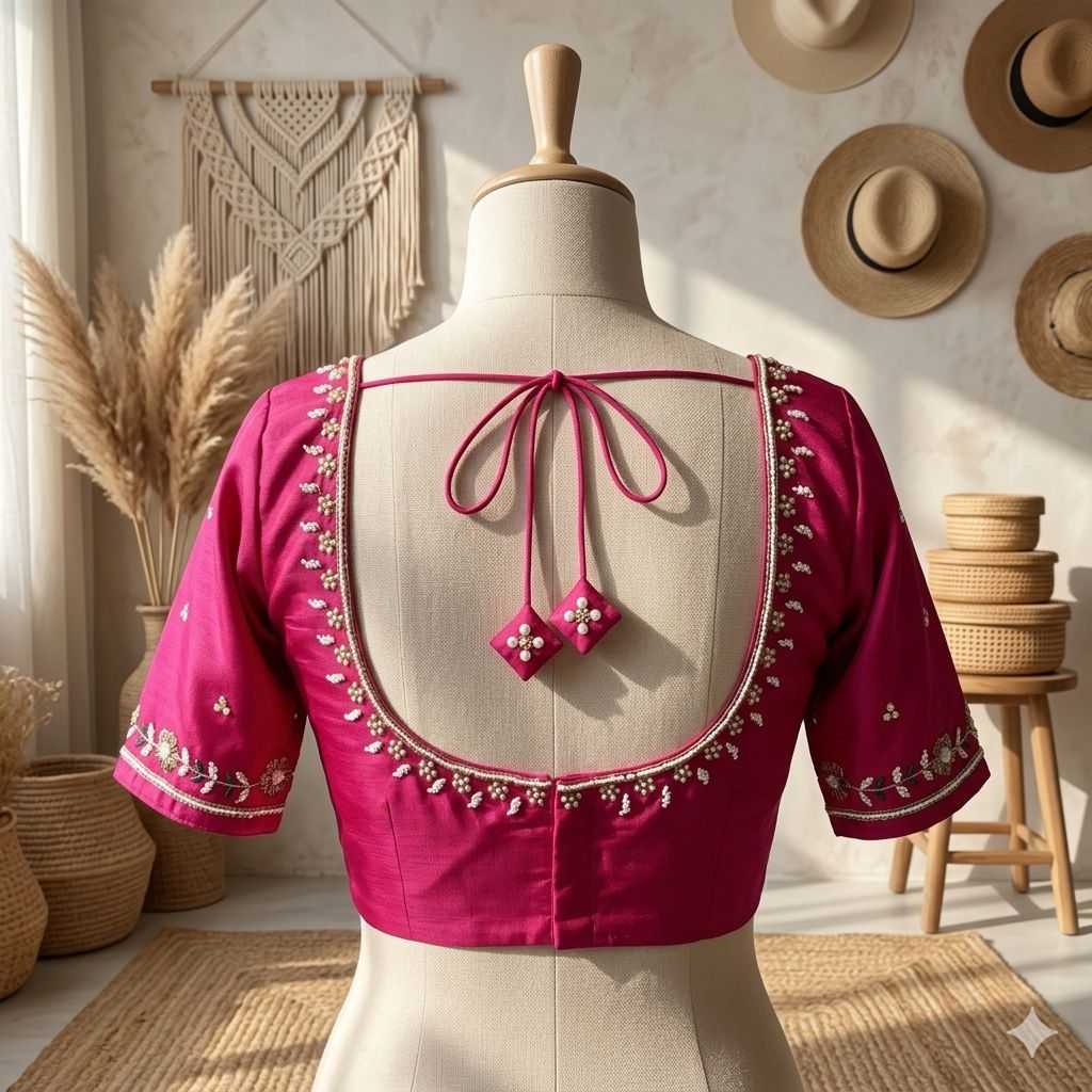 YNF Wholesale Silk Sequence Embroidery Blouse  | Surat Manufacturer