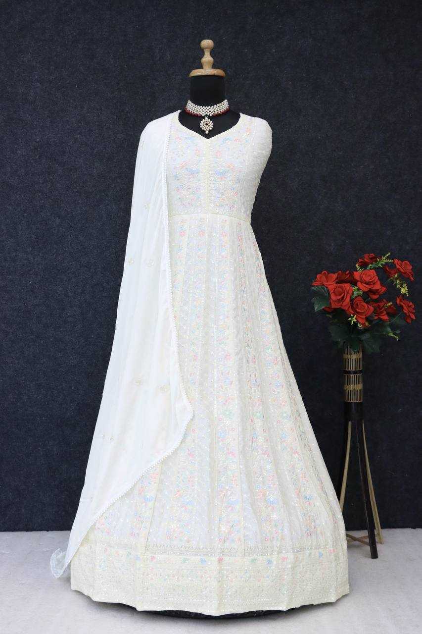 YNF Wholesale Chinon Party Gowns  | Surat Manufacturer
