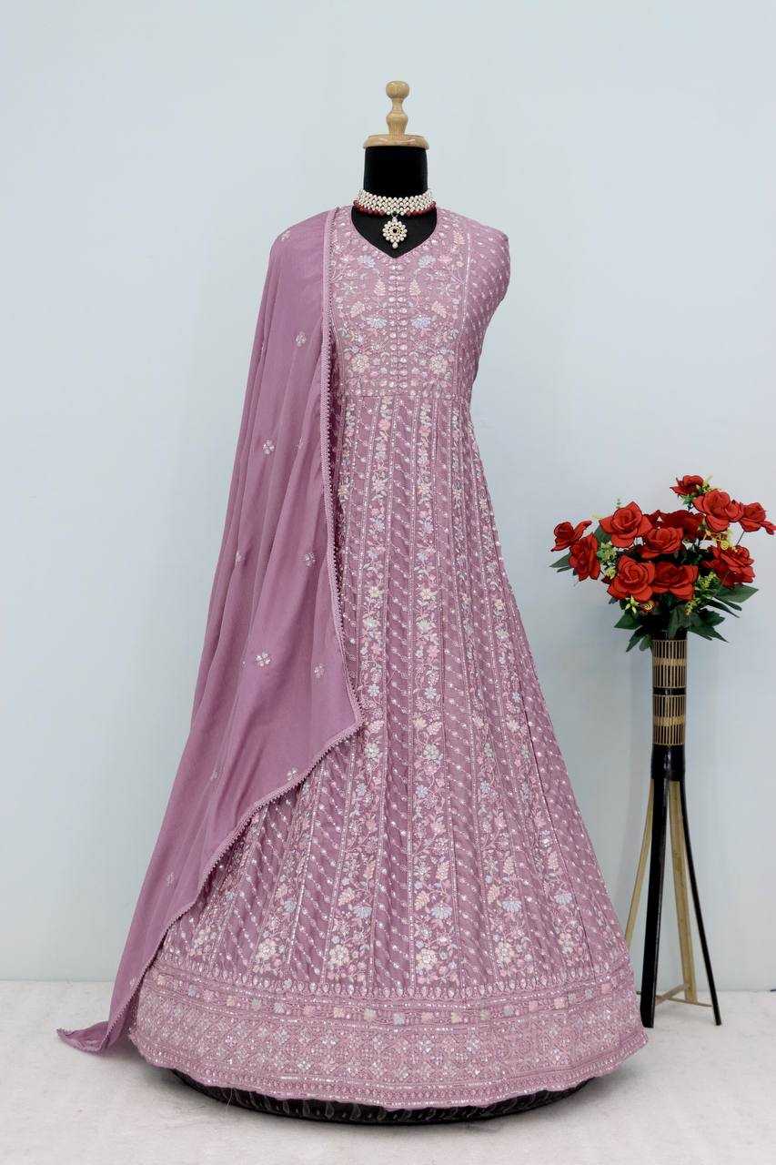 YNF Wholesale Chinon Party Gowns  | Surat Manufacturer