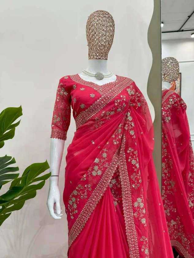 YNF Wholesale Organza Silk Traditional Silk Sarees  | Surat Manufacturer