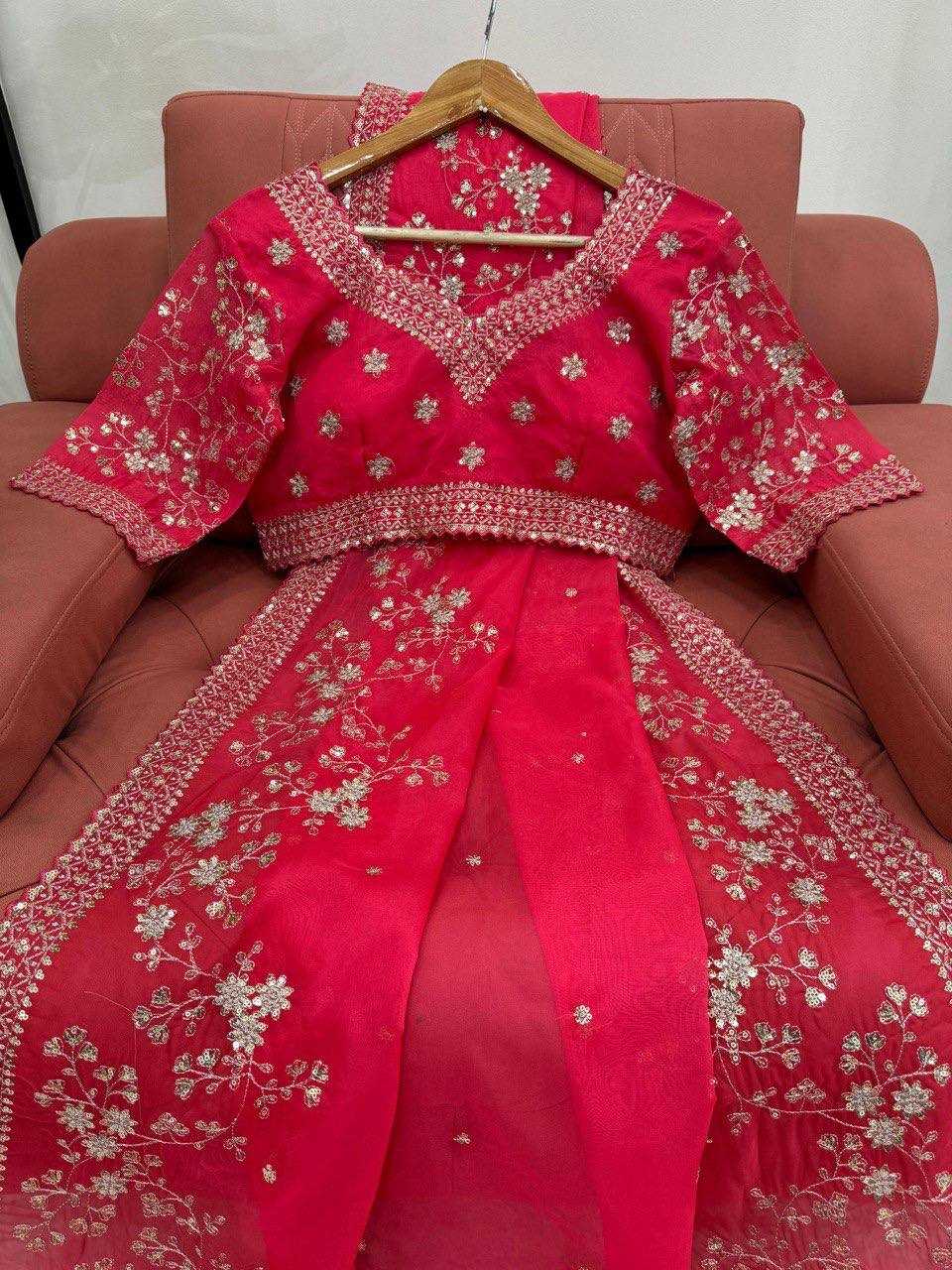 YNF Wholesale Organza Silk Traditional Silk Sarees  | Surat Manufacturer