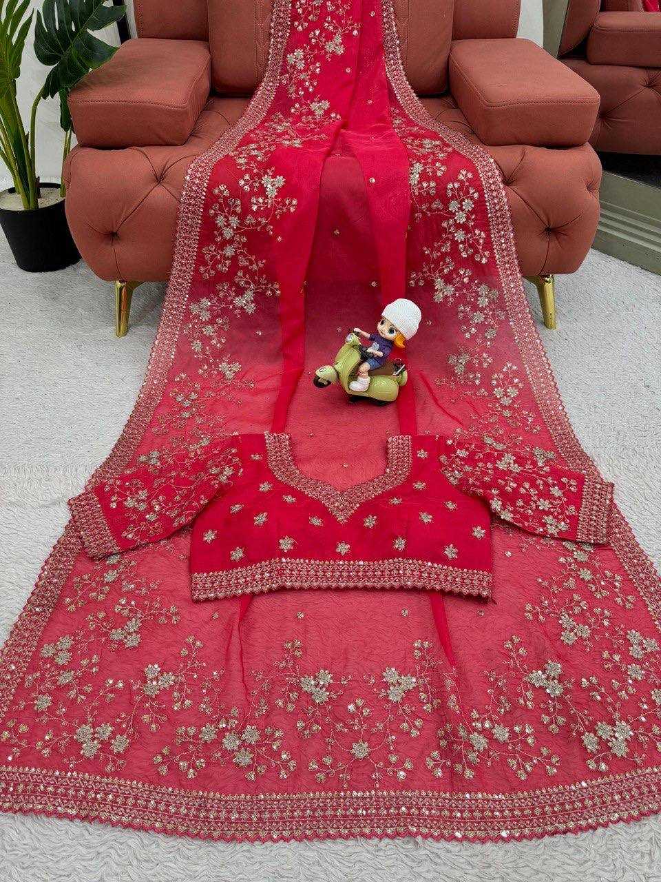 YNF Wholesale Organza Silk Traditional Silk Sarees  | Surat Manufacturer