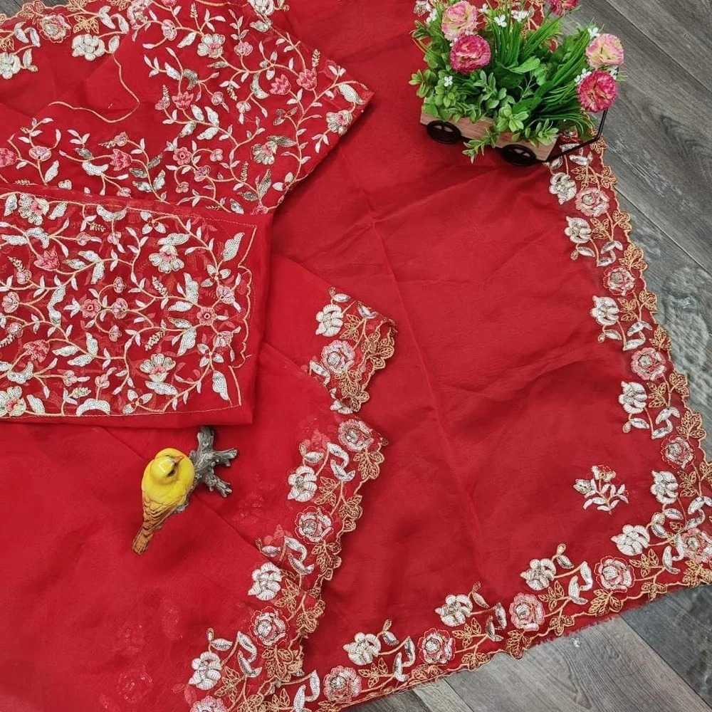 YNF Wholesale Organza Silk Heavy Silk Sarees  | Surat Manufacturer