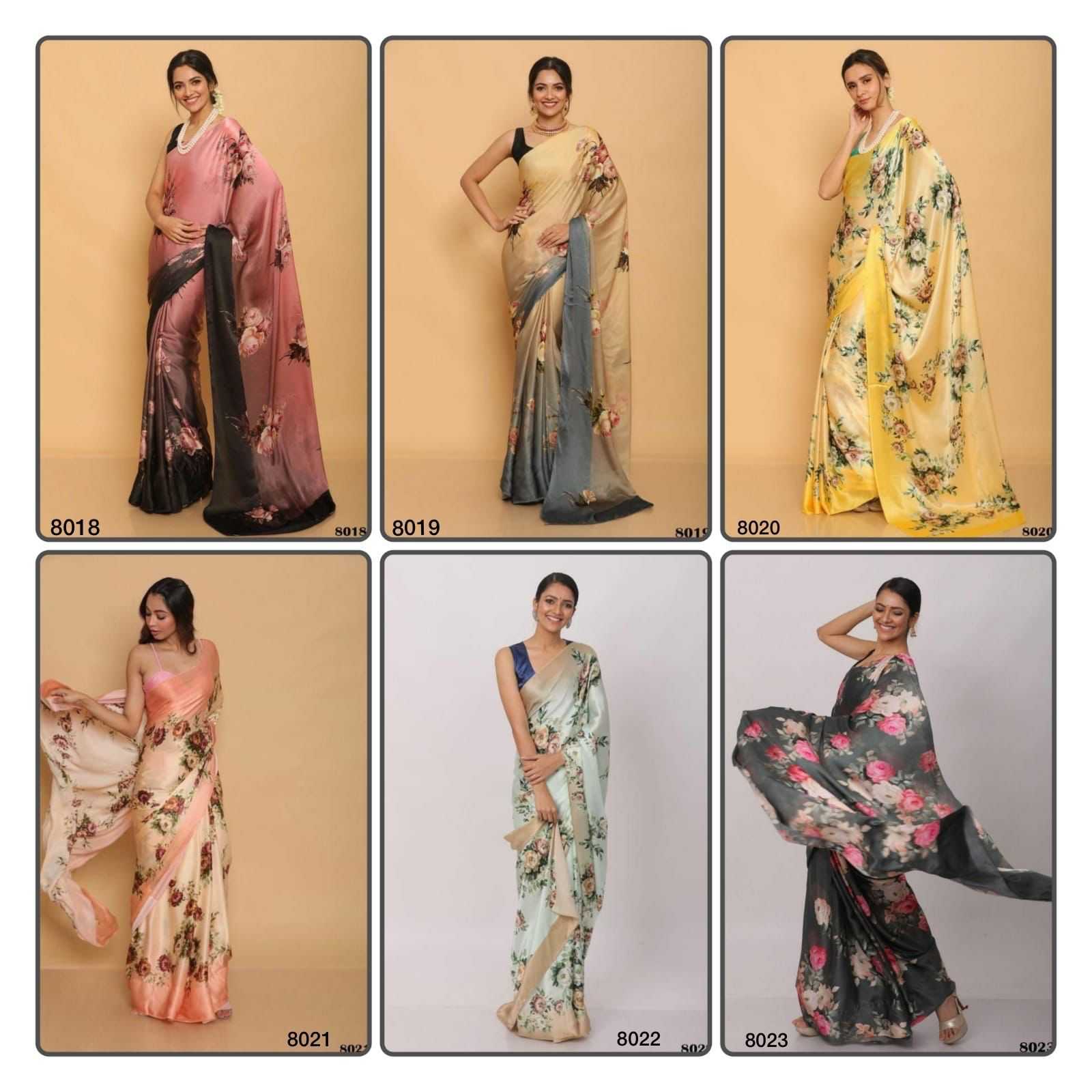 YNF Wholesale Japan Sartin Party Wear Sarees  | Surat Manufacturer