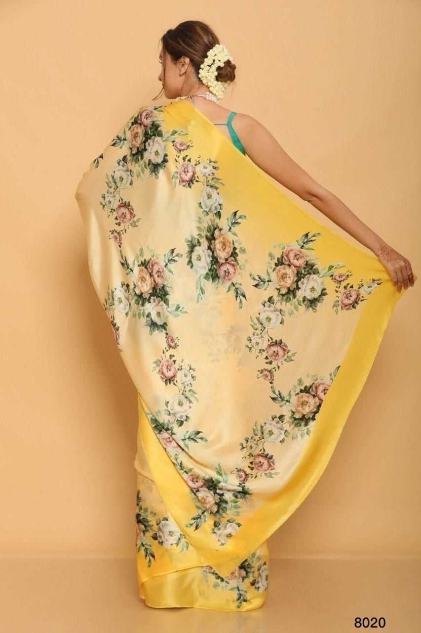 YNF Wholesale Japan Sartin Party Wear Sarees  | Surat Manufacturer