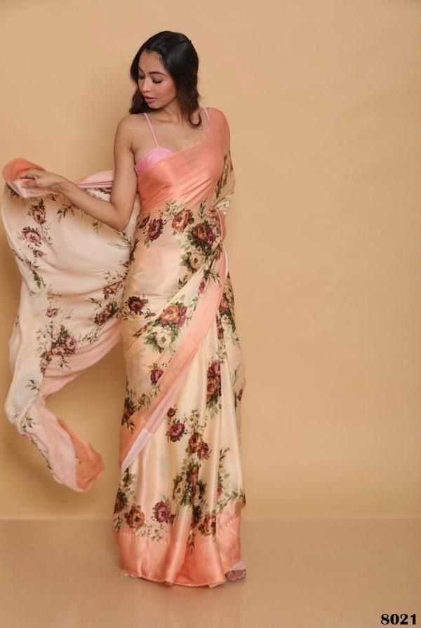 YNF Wholesale Japan Sartin Party Wear Sarees  | Surat Manufacturer