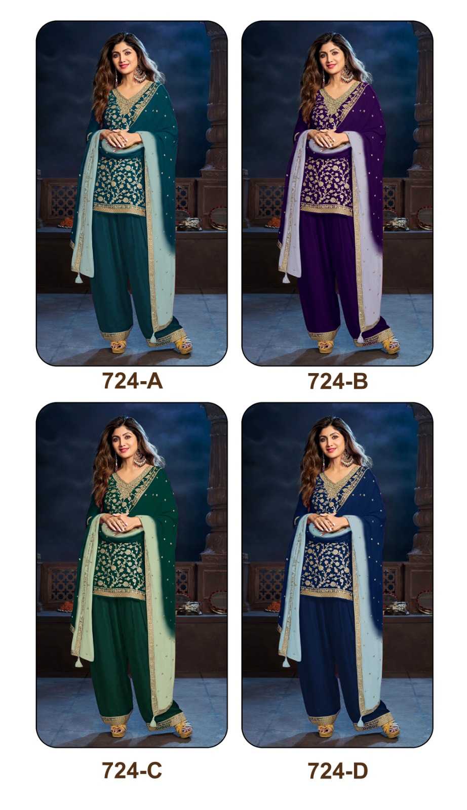 YNF Wholesale Dola Silk Party Wear Suits KESH744 SITARAH 724 | Surat Manufacturer