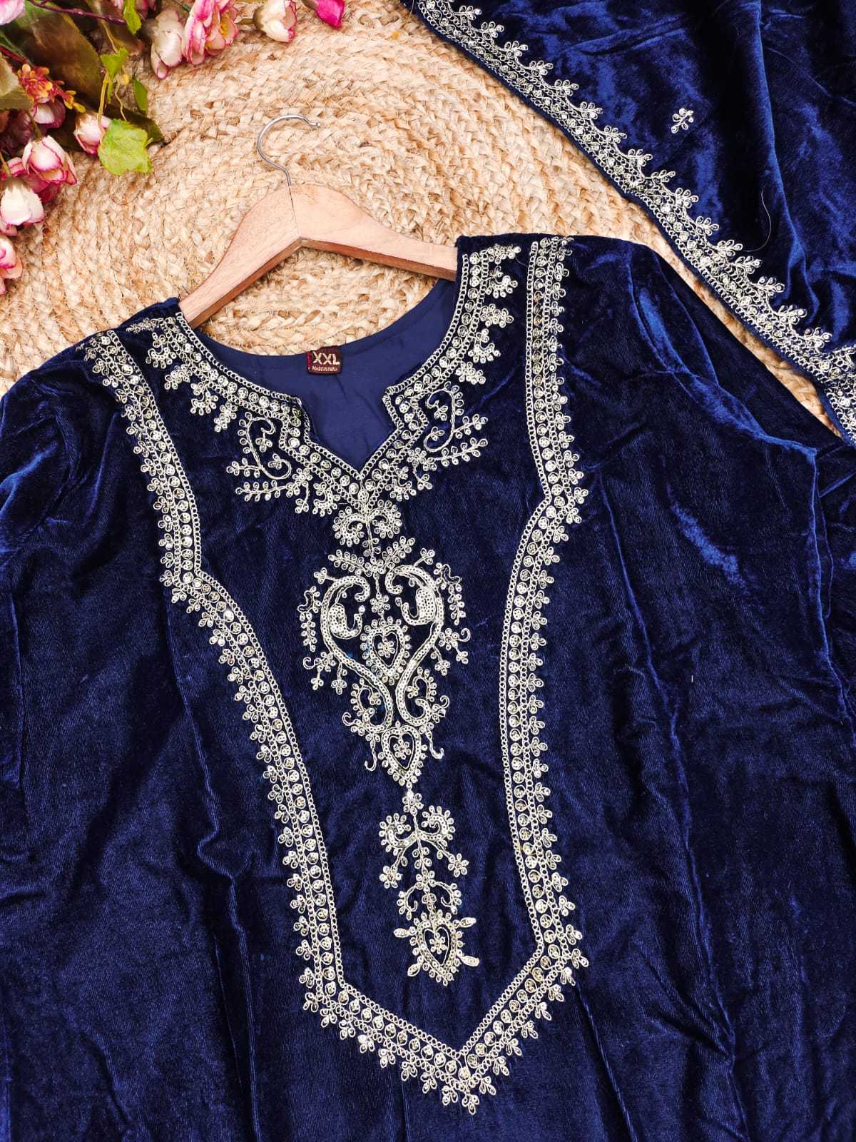 YNF Wholesale Pure Viscos Velvet Suits  | Surat Manufacturer