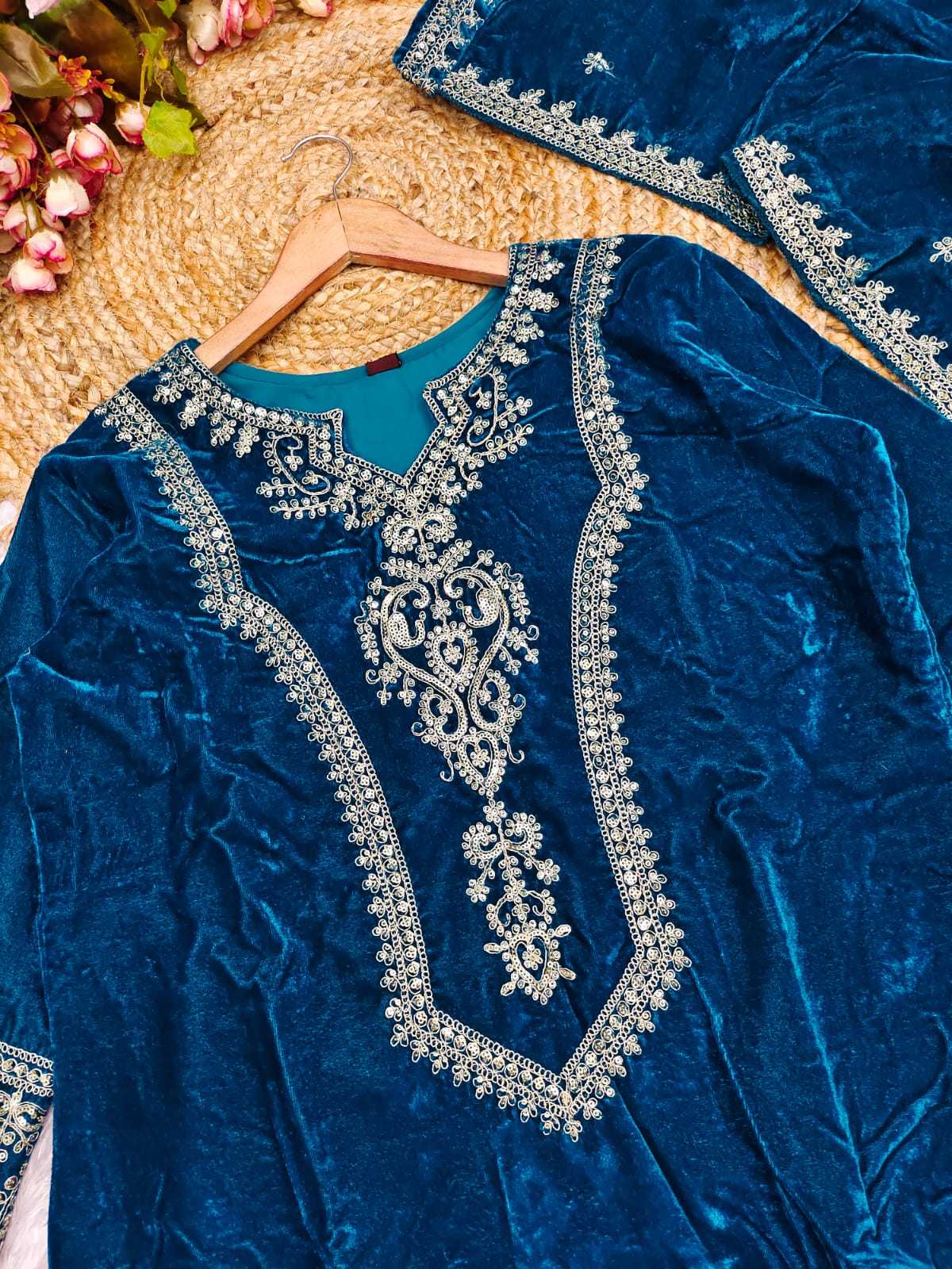 YNF Wholesale Pure Viscos Velvet Suits  | Surat Manufacturer