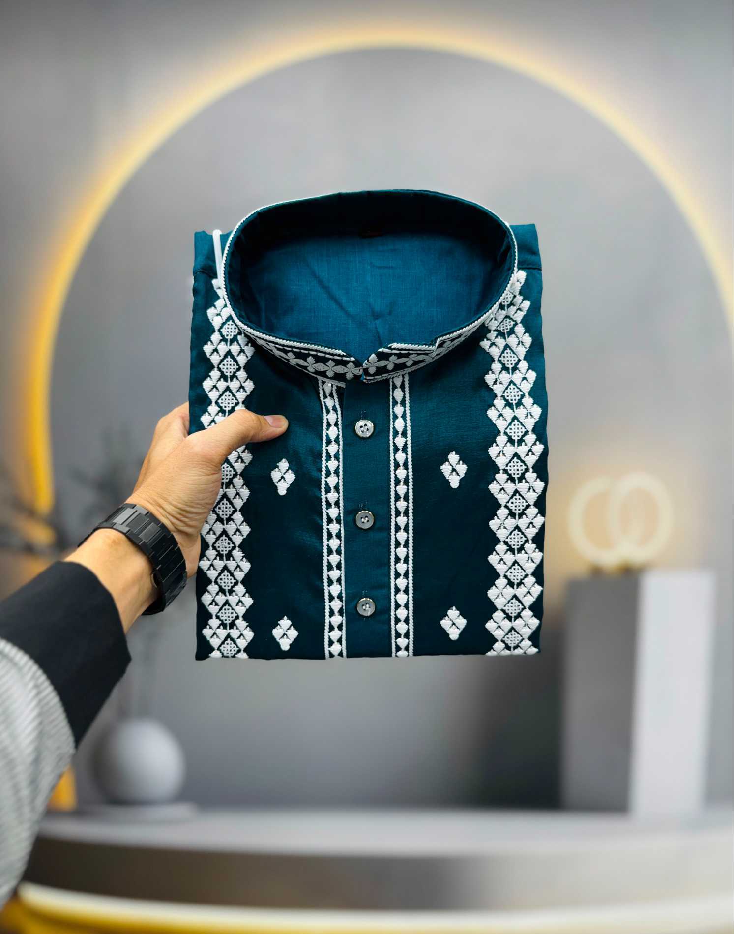 YNF Wholesale Soft Silk Mens Kurtas  | Surat Manufacturer