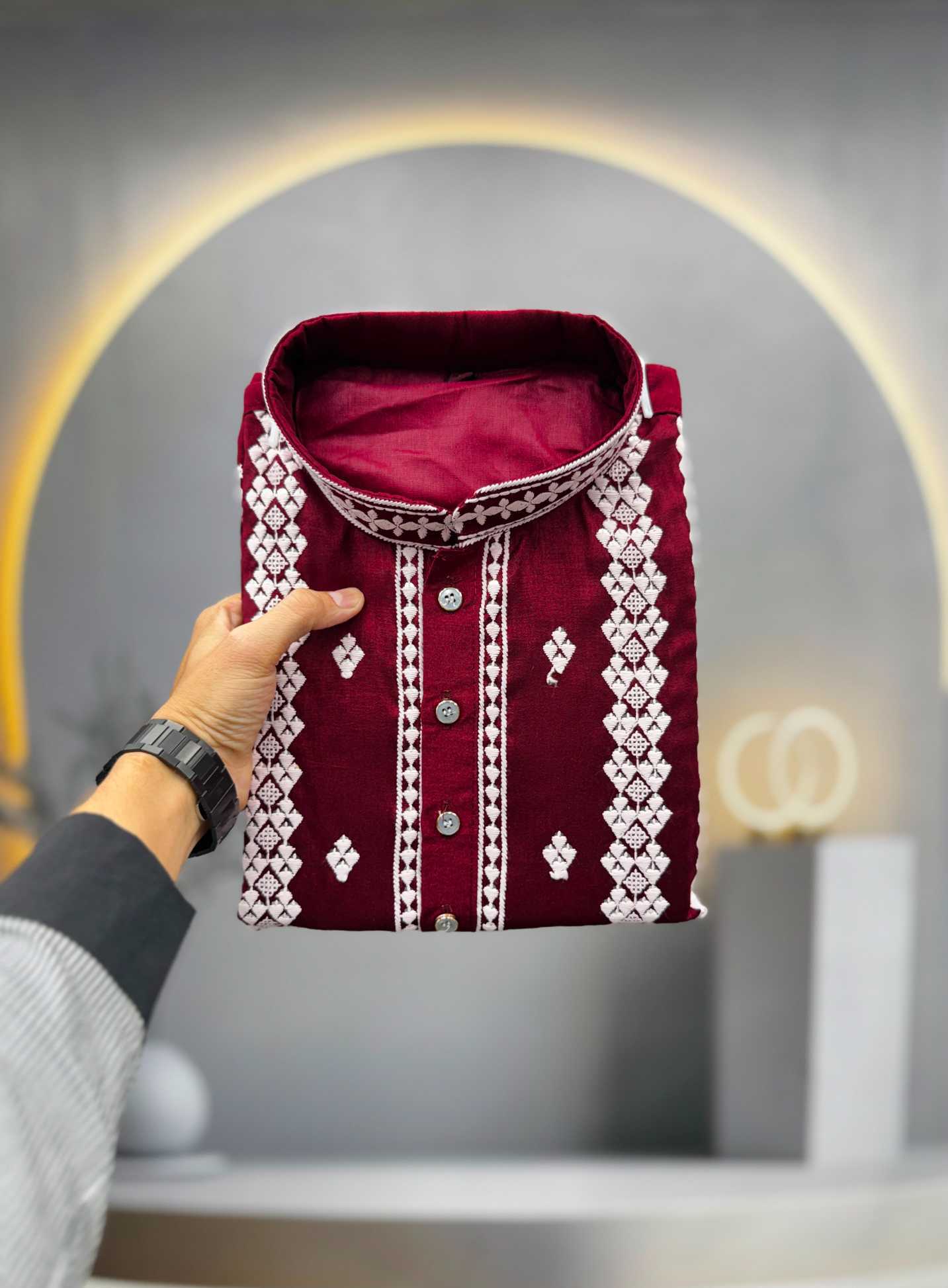 YNF Wholesale Soft Silk Mens Kurtas  | Surat Manufacturer