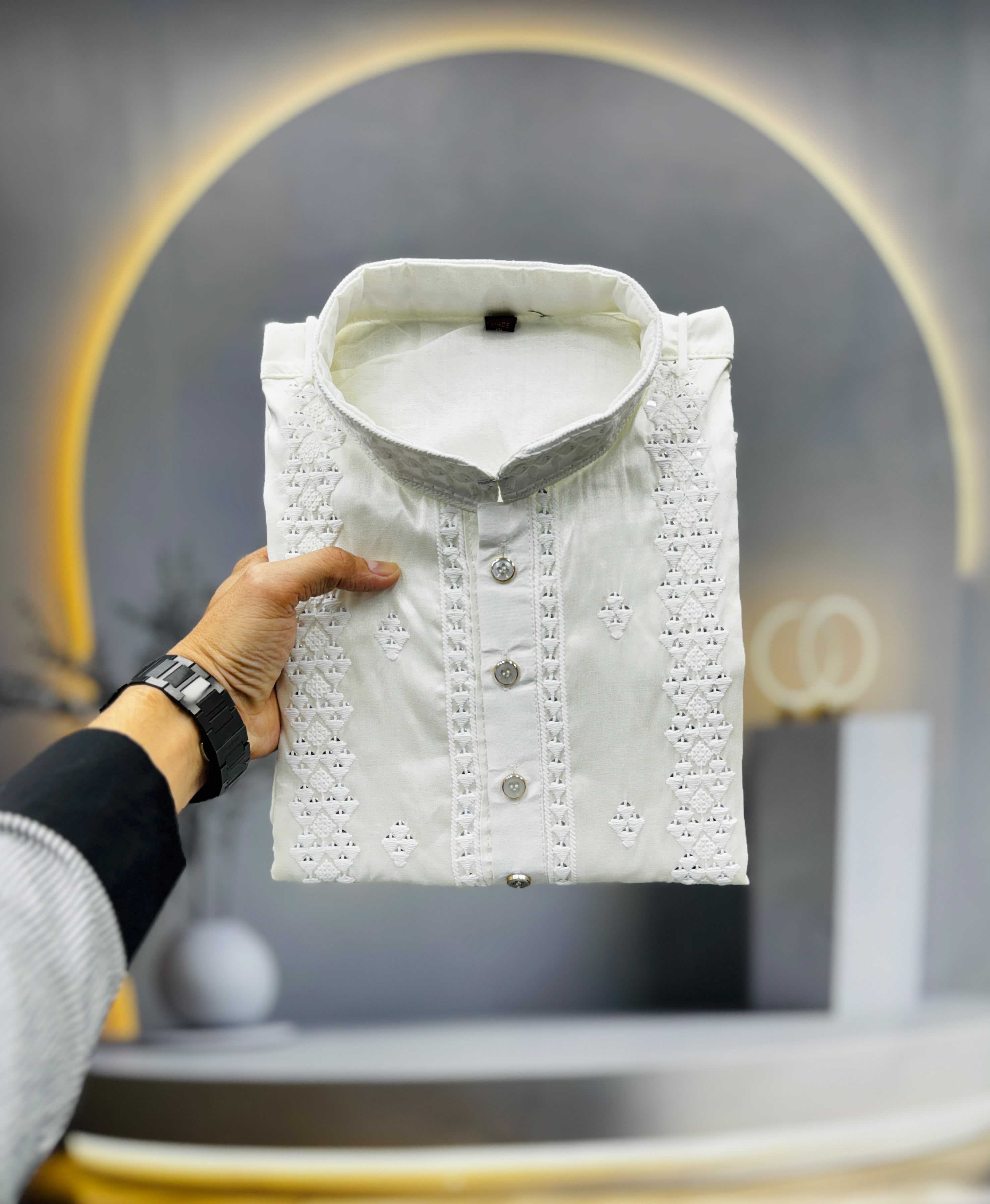 YNF Wholesale Soft Silk Mens Kurtas  | Surat Manufacturer