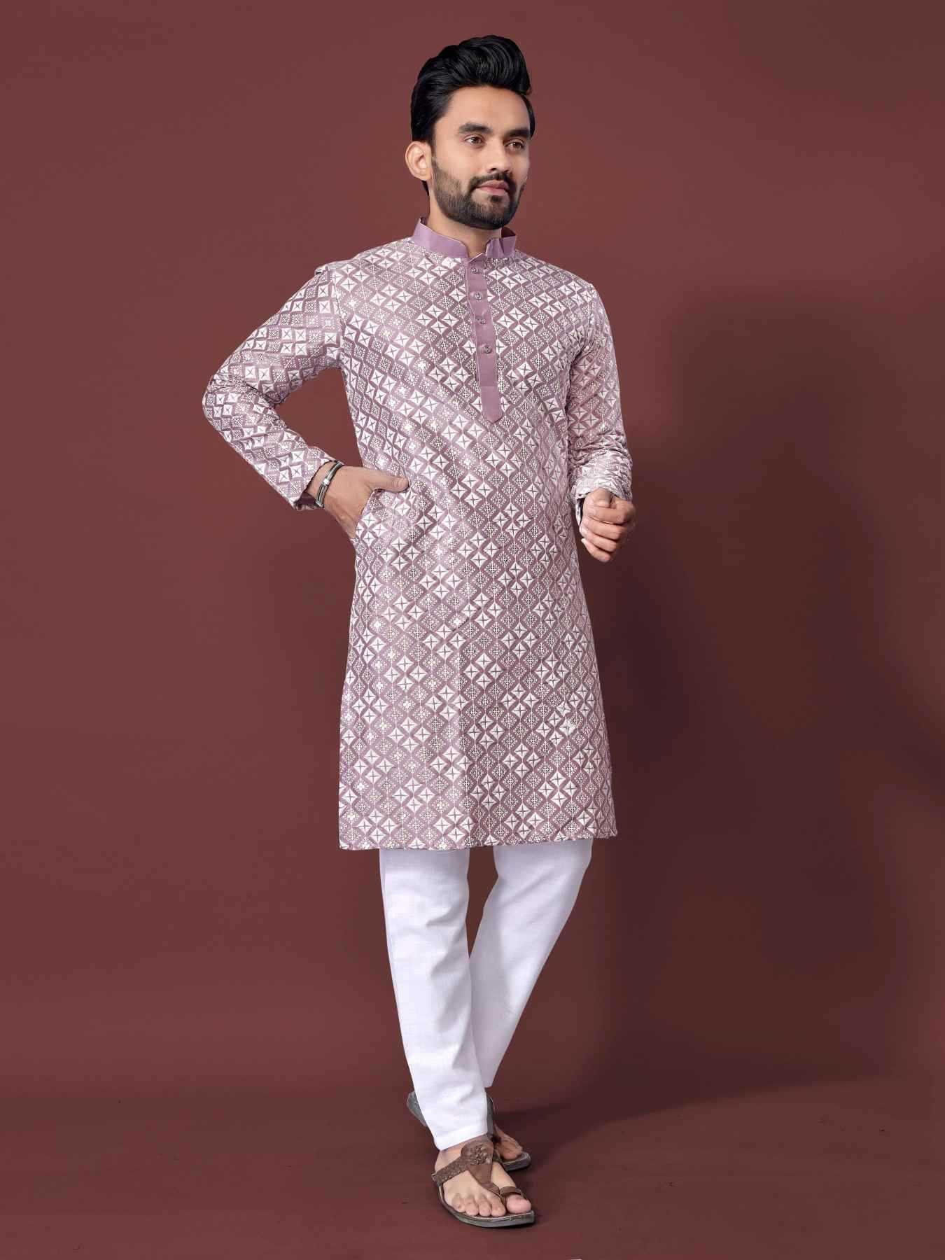 YNF Wholesale Soft Silk Mens Kurtas  | Surat Manufacturer