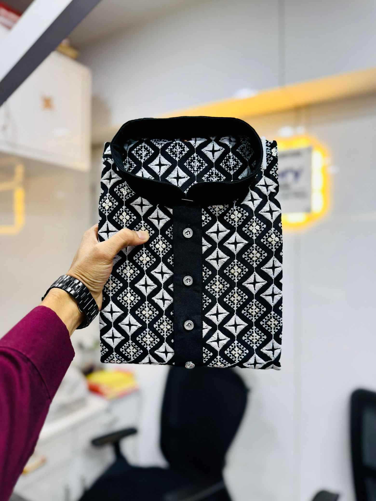 YNF Wholesale Soft Silk Mens Kurtas  | Surat Manufacturer