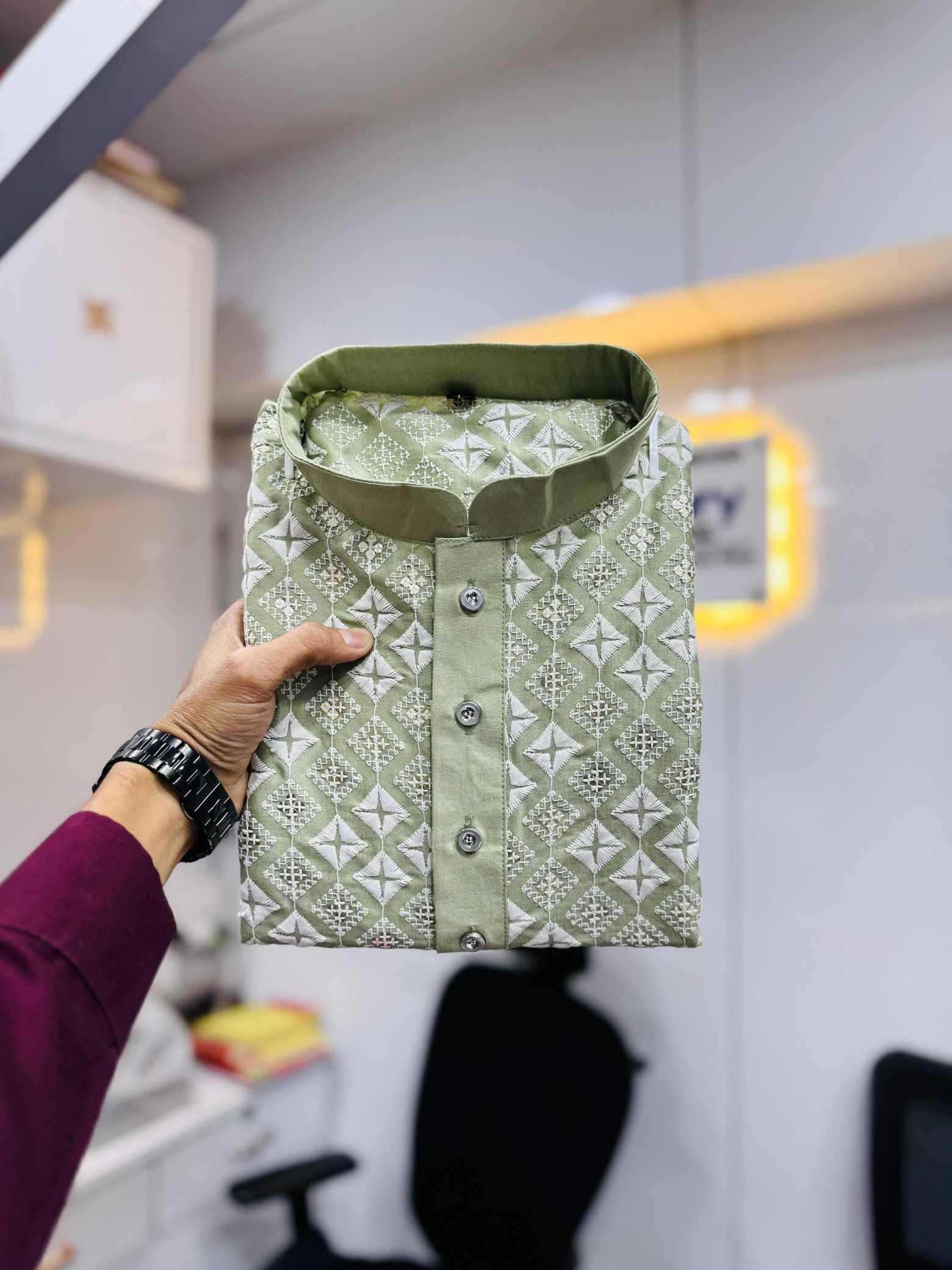 YNF Wholesale Soft Silk Mens Kurtas  | Surat Manufacturer