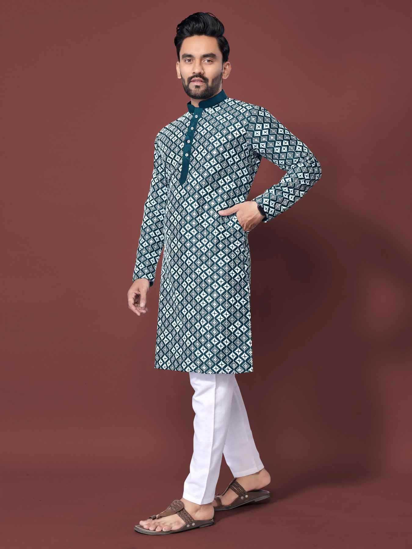 YNF Wholesale Soft Silk Mens Kurtas  | Surat Manufacturer