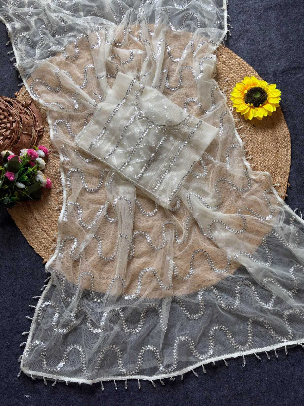 YNF Wholesale Butterfly Net Designer Sarees  | Surat Manufacturer