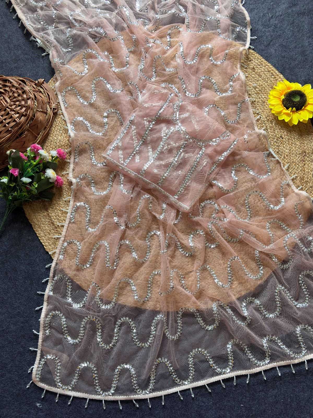 YNF Wholesale Butterfly Net Designer Sarees  | Surat Manufacturer