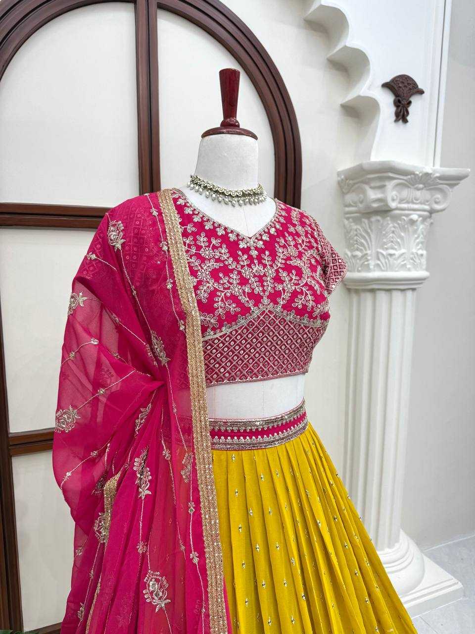 YNF Wholesale Faux Georgette Designer Lehenga Choli  | Surat Manufacturer