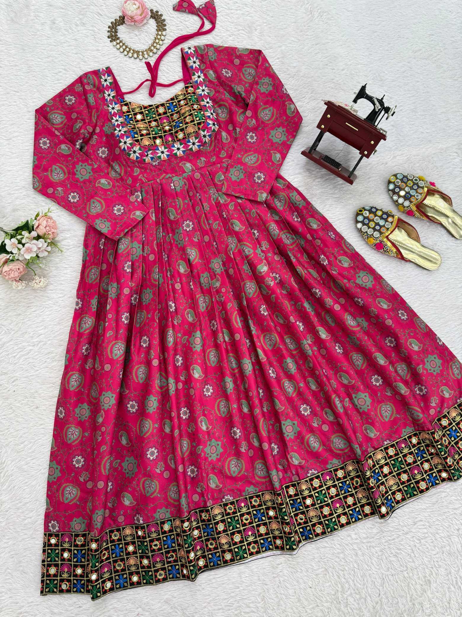 YNF Wholesale Rayon Designer Gowns  | Surat Manufacturer
