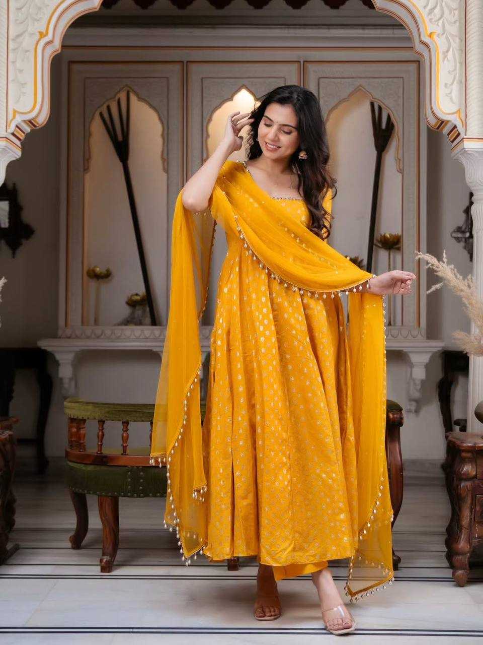 YNF Wholesale Chanderi Silk Cotton Suits  | Surat Manufacturer